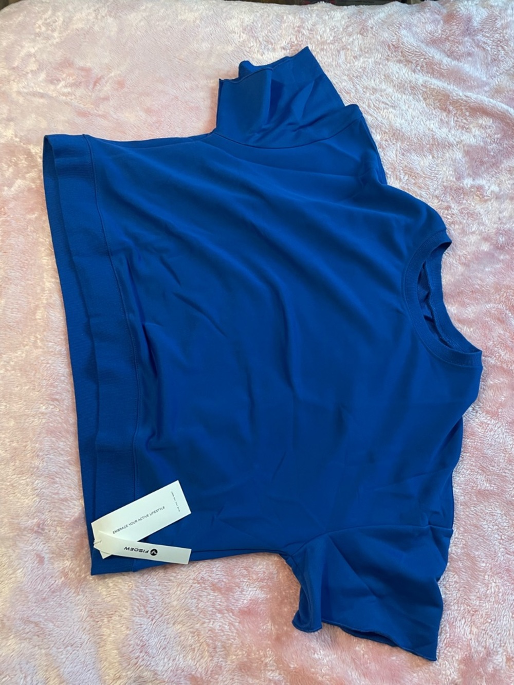 Women's Royal Blue Short Sleeve Top